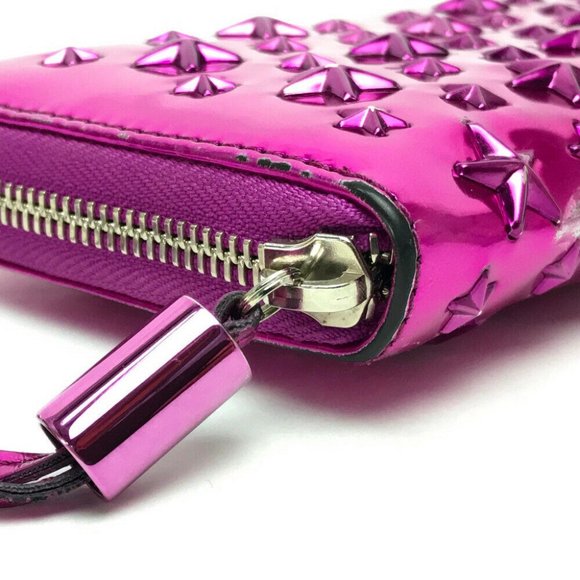 JIMMY CHOO Philippa Star studs Zip Around Long Wal - Picture 5 of 10